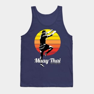 Muay Thai Boran Kickboxing Born to Fight Tank Top